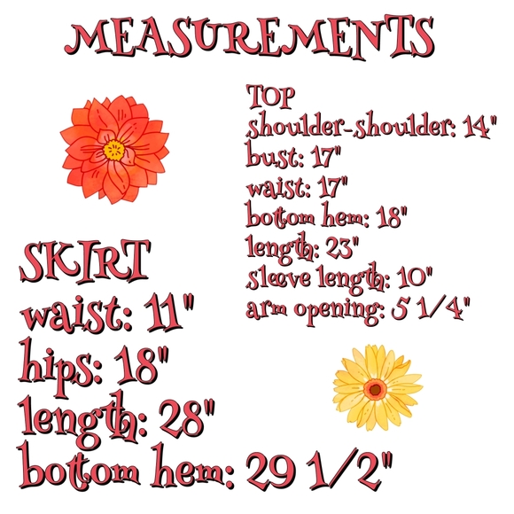 SOLD Vtg 70s skirt set - Picture 16 of 16